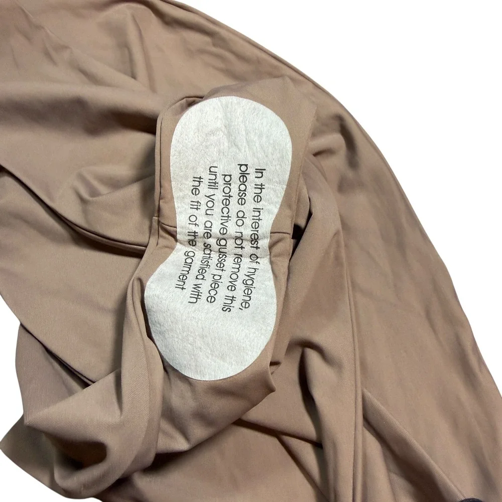 Girlfriend Collective High Rise‎ Swim Bottom XXXL Taupe Brown High Waisted New